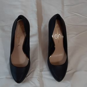 Jessica Simpson Black platform heels
